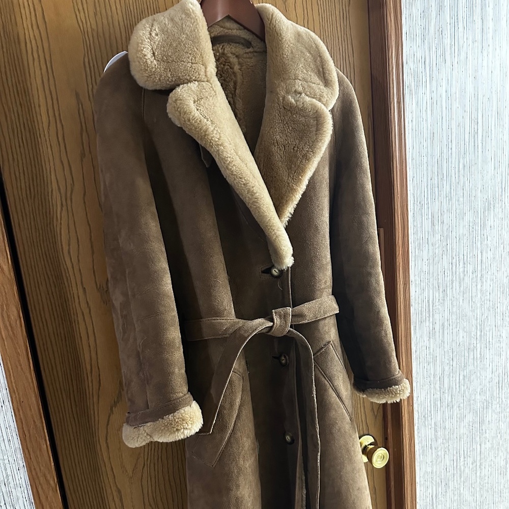 Vintage genuine sheerling coat